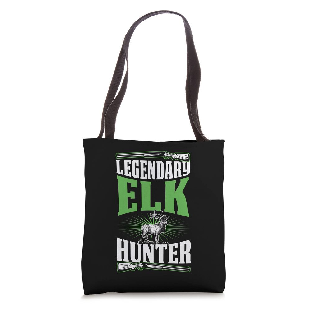 Legendary Elk Hunter Funny Best Hunting Dad Tote Bag :'D